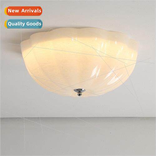 Antique cream wind shell ceiling lamp warm romantic modern s