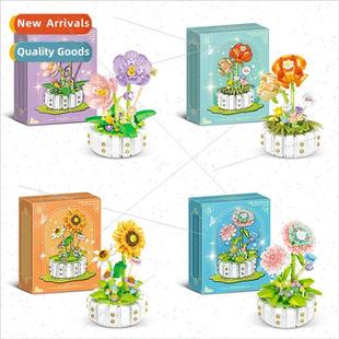 building particles blocks sunflower asse 2140 children small