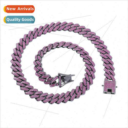 Europe hip-hop full diamond diamond double rows diamonds sma