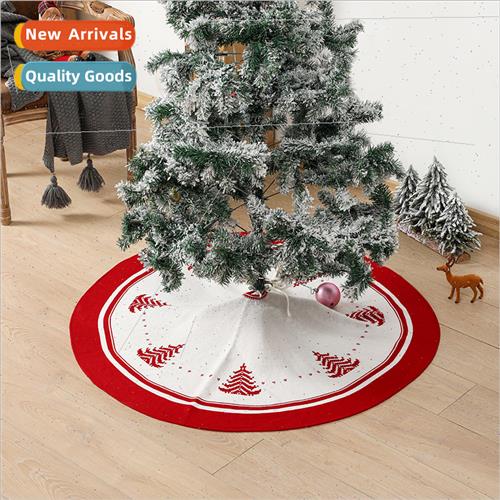 Christmas e skirt round knted e base apron Christmas e skirt