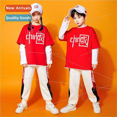 Childrens permance costumes cheerleading patriotic cheerlead