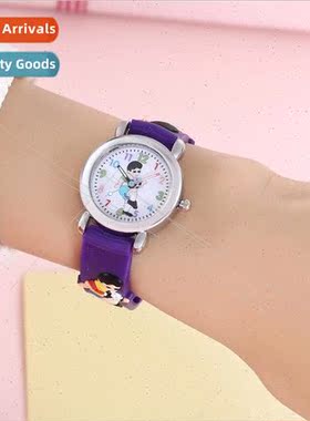 Fashion colorful cartoon kicking teenage soccer students chi