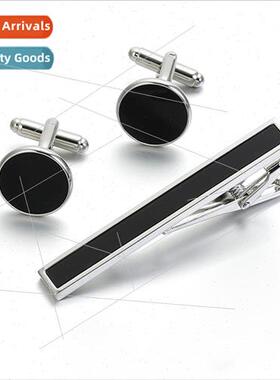 Europe Business Tie Clips Qualy Clothing Clips Set Cufflinks