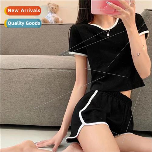 east Asia women summer casual su sports shorts navel short s