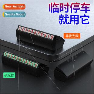 Automotive supplies temporary parking number plate creative
