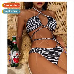 one fashion sexy thin piece print leopard bikini new 2024