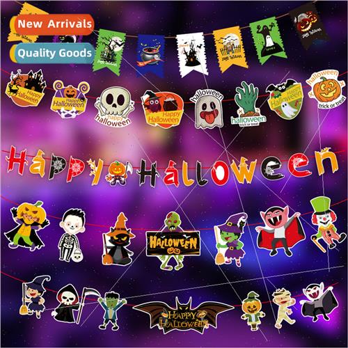Halloween Decorations Holiday Flags Eight Hanging Flags Crea