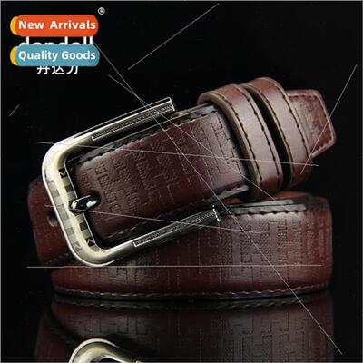Cutting edge pin buckle belt men belt versatile casual antiq