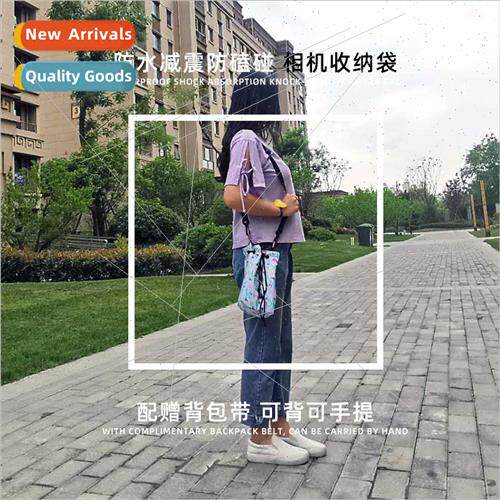Shock-absorbing cartoon camera bag photography bag SLR organ