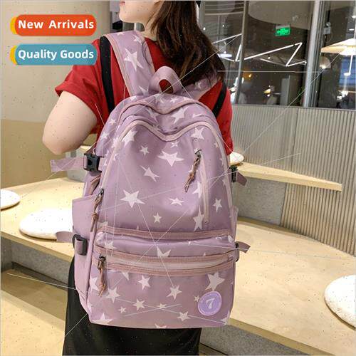 Teenage girl schoolbag ins cute junior large capacy backpack