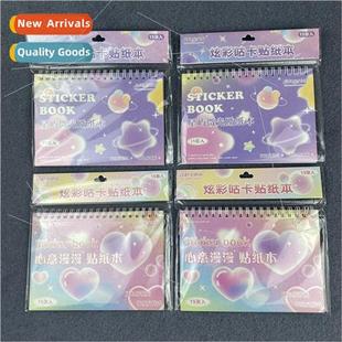 sticker dazzle pattern multi book card goo color coil INS