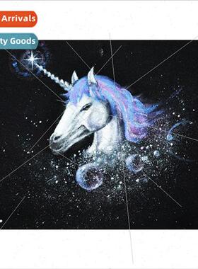 New starry sky unicorn diamond painting modern living room s