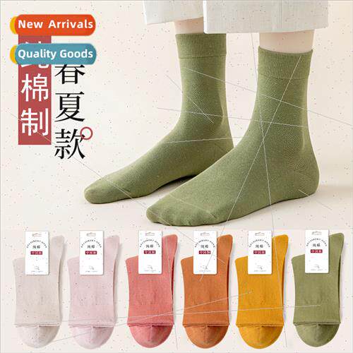 Socks women mid-calf cotton autumn winter cotton whe spring