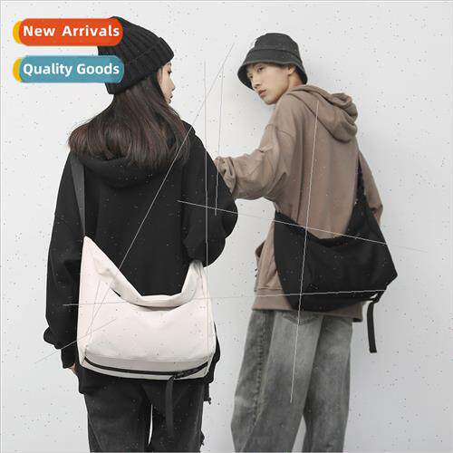 2021 Autumn winter new simple solid color couple shoulder ba