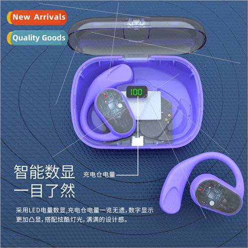 New OWS wireless sports bluetooth headset charging compartme