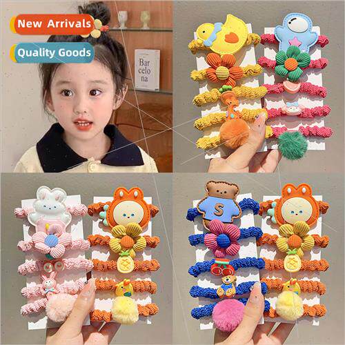 New children hair tie rubber bgirls hair circle head rope Ko