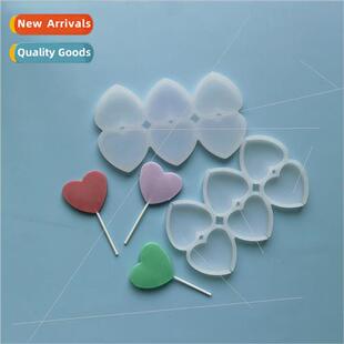 New Love Drop glue mold DIY Chocolate Coral Cheese Lollipop