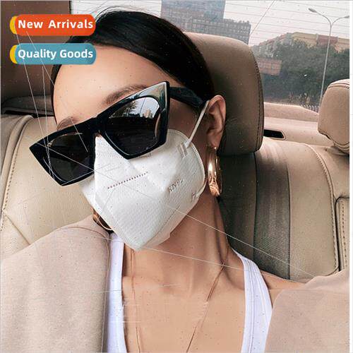 new small square frame retro color sunglasses female Europe