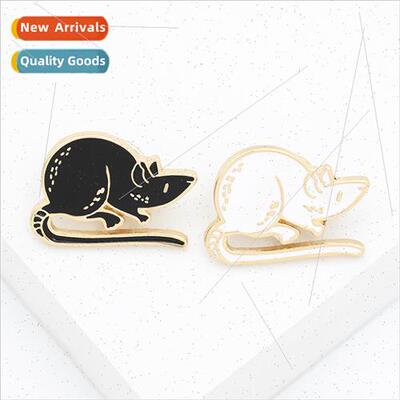 Korea new oil drop badge creative mouse year black whe mouse