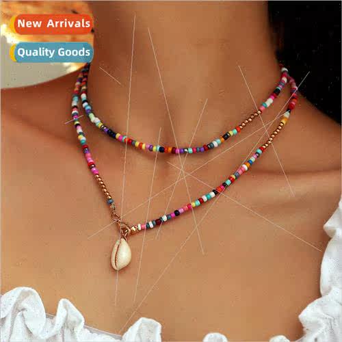 Europe bohemian beads accessories female collarbone chain cr