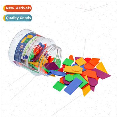 Creative polygonal geometric pcs puzzle board children educa
