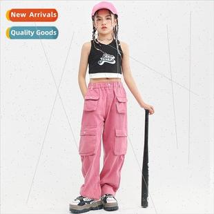 Girls Costume Vest Pants Instution Jazz Training Dance