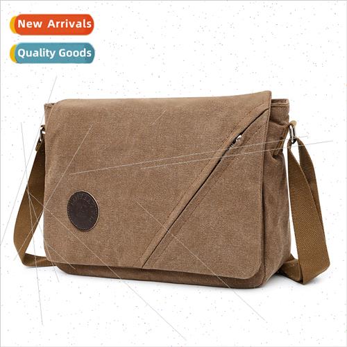 Canvas Shoulder Bag New  Casual Bag Men File Bag mple Fashio