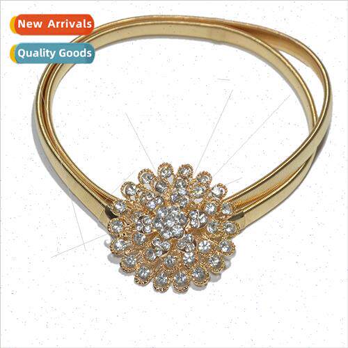 Korean fashion sweet ladies spring waist chain rhinestone in