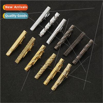 Men fashion business simple su accessories tie clip geometri