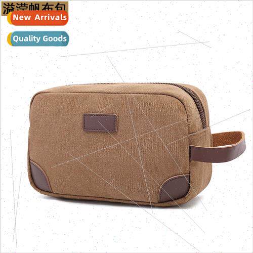 New canvas clutch bag casual fashion men clutch bag Korean h