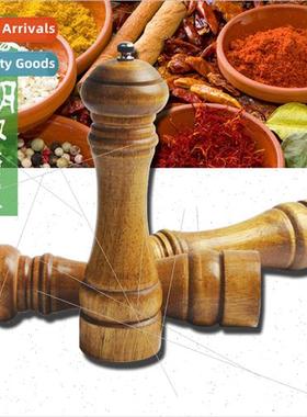 Oak Pepper Grinder Manual Peppercorn Pepper Pepper Bottle Kc