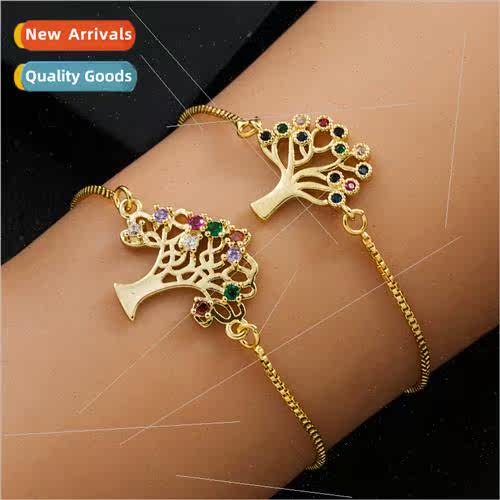 Europe fashion personalized copper gold-plated zirconia micr