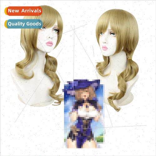 Wigs Knights West Wind brarian sa wig large curly styling  a