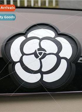 New car anti-slip mat can be affixed wh diamonds camellia ro