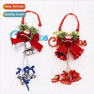 bell plate pendant letter santa 25cm Christmas