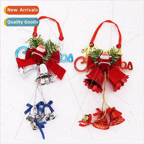 Christmas bell pendant 25cm letter plate santa bell pendant