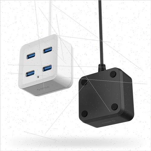 USB3.0 Splter One Tow Four Multi Interface Extender Laptop H