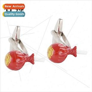 fun red candy cufflinks cuffli lacquer ized spray Copper oil