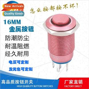 WaterproPushbutton Stainless Swch Flat Steel Locking Metal