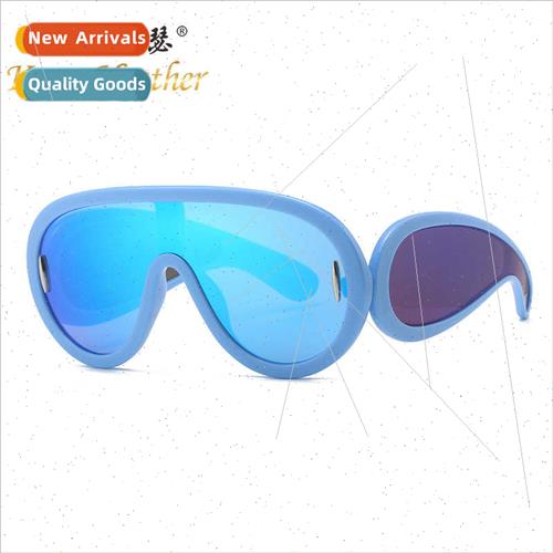 New Y2K one-piece sunglasses 3950 Europe nd large-rimmed sun