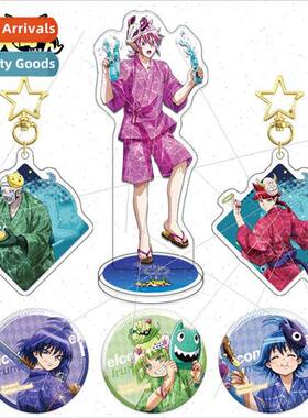 Suzuki Iruma laminated stand-up keychain star phantom badge