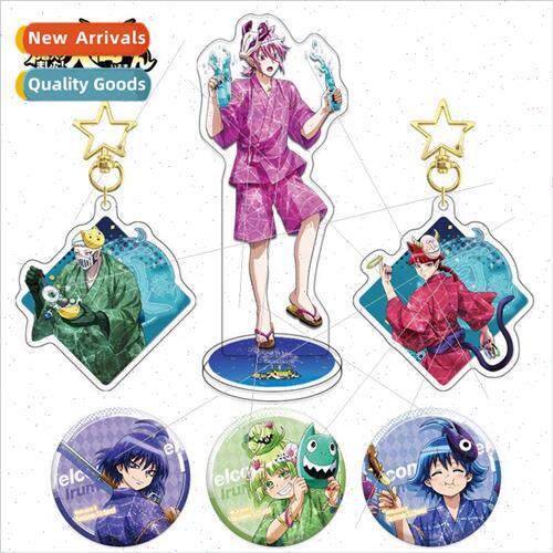 Suzuki Iruma laminated stand-up keychain star phantom badge
