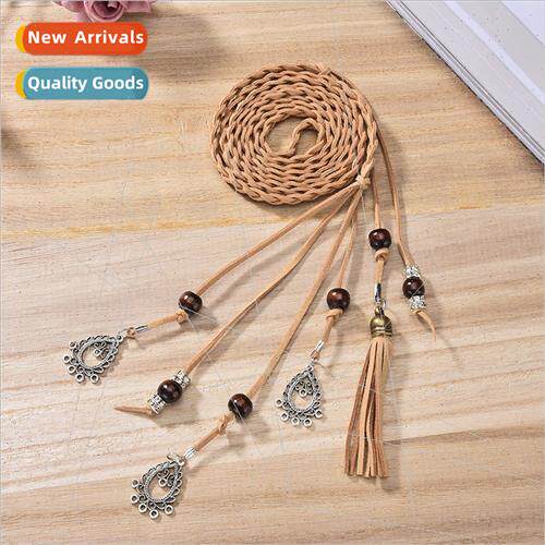 Korea microfiber handmade braided belt wild women thin waist