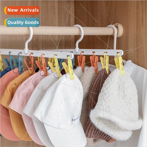 Hat storage artifact hanging hat clip multifunctional organi
