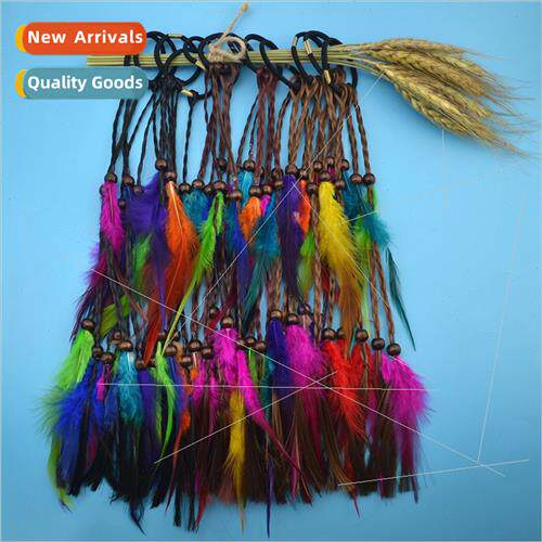 Hair Accessories Ethnic Colorful Feather Hair Bands Creative