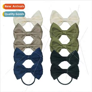 accessories hair 3inch bow leather Europe band children