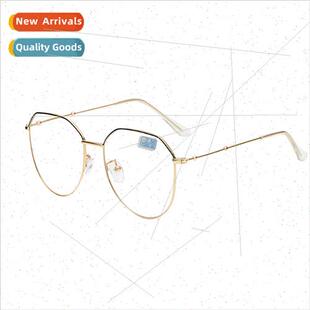 New finished myopia glasses retro metal glasses 适用men wome