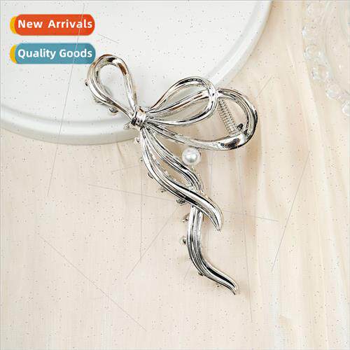 Premium sense simple hair clips back head large grab clip fe