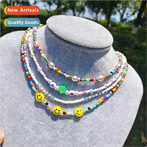 Summer new teenage nd accessories handmade colorful beads ri