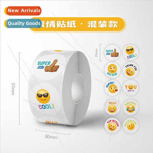 Smiley Stickers Teachers Children Reward Seal Stickers Carto